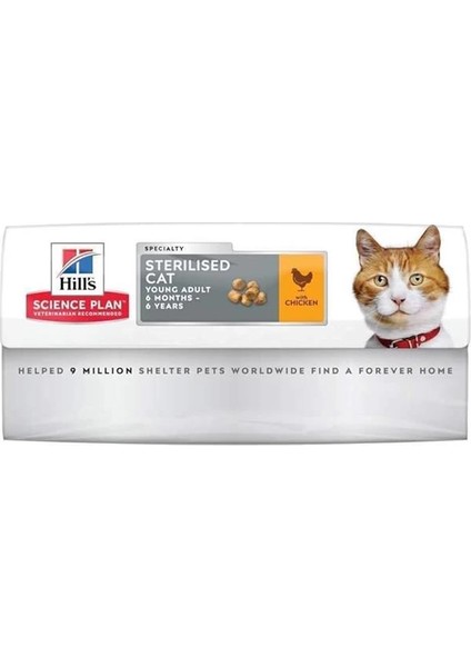 Hill's Adult Tavuklu Kısırlaştırılmış Yetişkin Kedi Maması 3 kg 52742030272 fiyatları