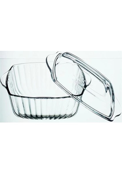 Pasabahce Borcam Kapaklı Orta Boy Kare Tencere fiyatları