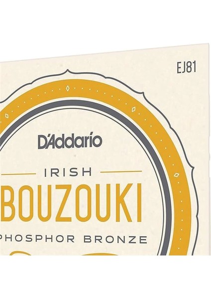 D'addario D EJ81 Irlanda Bouzouki Teller fırsatları