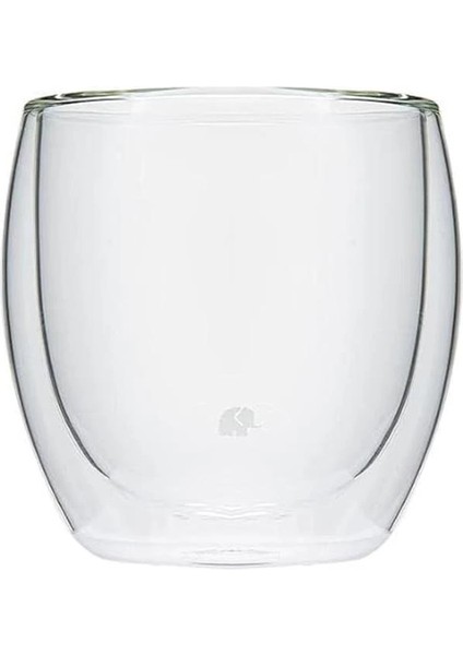 Jumbo Glory Double Wall Çift Cidarlı 2'li Oval Bardak - 250 ml fırsatları
