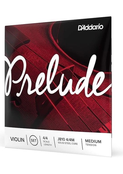 D'addario J810 4/4m Prelude Keman Teli