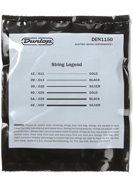 DEN1150 Nickel Elektro Gitar Teli (11-50) modelleri