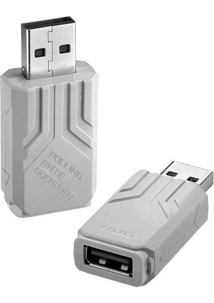 Rog Polling Rate Booster White (Rog Oyun Faresi ve Klavyesi Için, 8000 Hz'e Kadar Kablosuz ve indirimleri