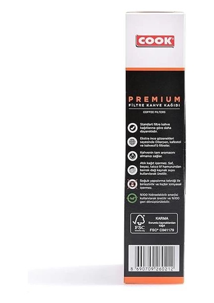 Premium Filtre Kahve Kağıdı - Ebat 2, 80 Adet fiyatları
