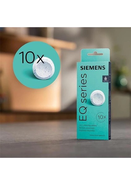 Siemens TZ80001A Temizleme Tabletleri, 10 Adet, Kahve Yağı Kalıntılarını Ideal Şekilde Giderir indirimleri