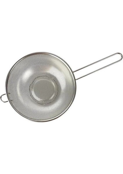 Saplı Paslanmaz Çelik Süzgeç, Büyük Boy Metal Süzgeç 22 * 10 cm - Estetik ve Dayanıklı: modelleri