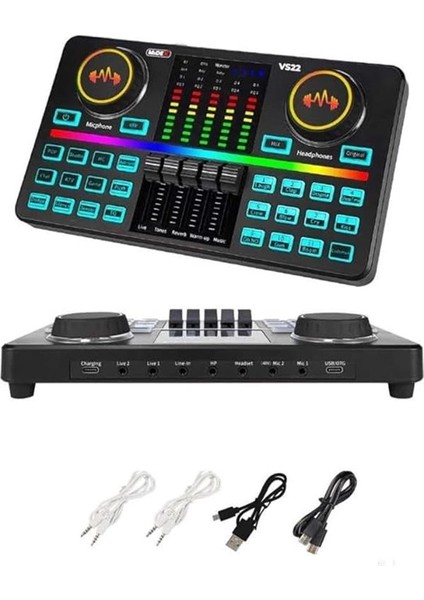 Stüdyo Ekipmanları Private Paket-5 Cx2 Mikrofon VS22 Ses Kartı Stüdyo Kayıt Seti modelleri