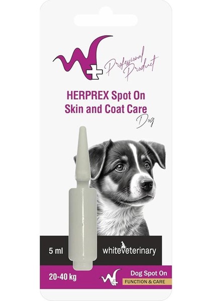 Hiteveterinay Köpek Damlası Bit ve Pire 20-40KG 1ml