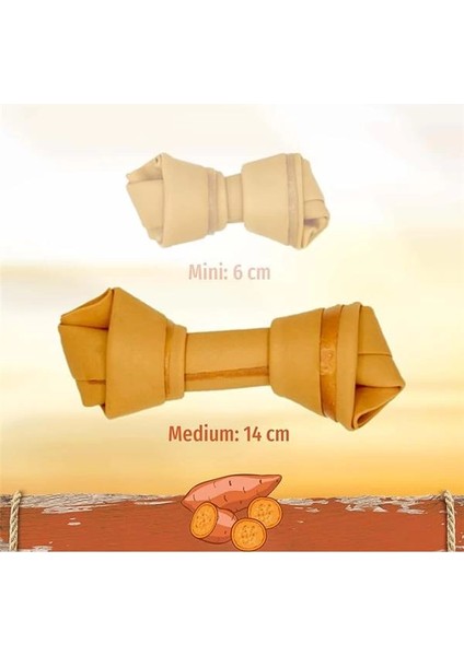 Sweetpotato Medium Orta Boy Tatlı Patatesli Kemik 2'li, 158 gr Köpek Ödülü modelleri