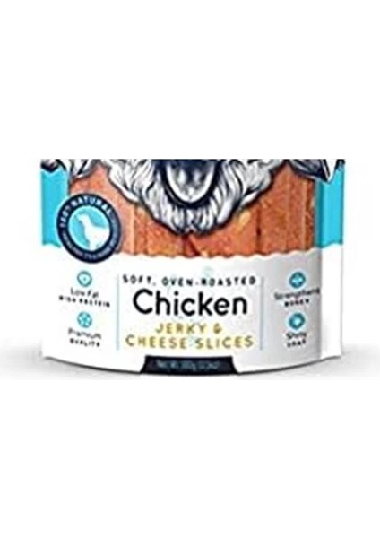 Yumuşak Tavuk & Peynir Dilimleri Köpek Ödülü, 100 Gram