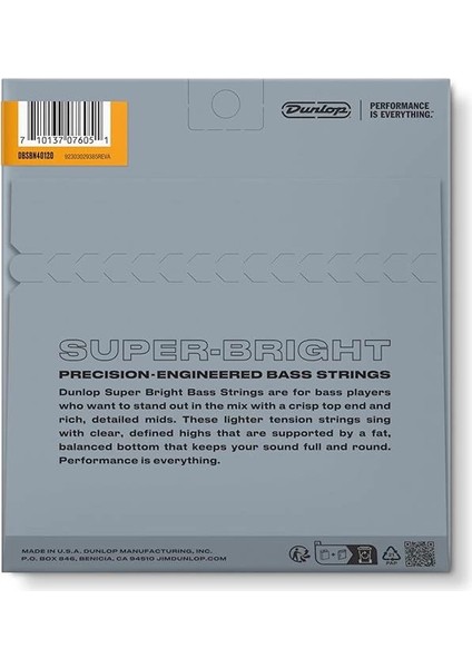 DBSBN40120 Nickel 5 Telli Bas Gitar Seti (40-120)