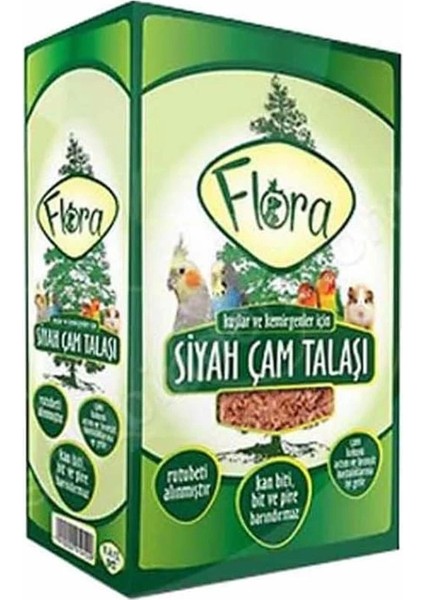 Flora Siyah Çam Talaşı 50GR