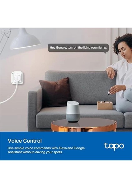 Tp-Link P110 2-Pack, Enerji Izleme, Alexa ve Google Home ile Çalışır, Uzaktan Kontrol