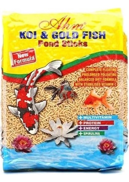 Koi Goldfish Naturel Pond Sticks 1 kg Balık Yemi fiyatları