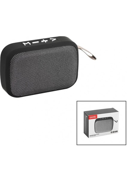 Bluetooth Wireless Mini Hoparlör Speaker USB Şarjlı 3W 300MAH Pil - Mikrofon - Kart Girişi As-02 (4887)