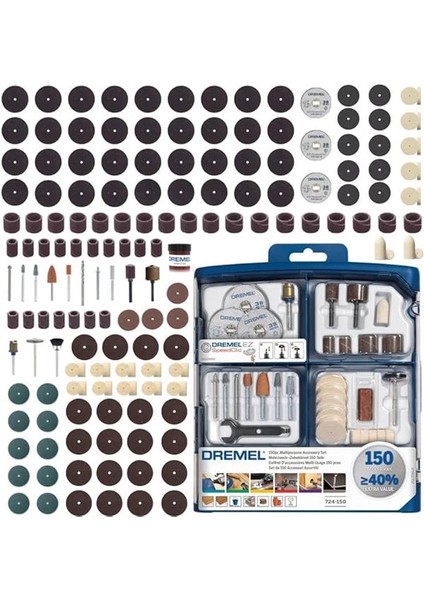 724 Ez Speedclic Çok Amaçlı Aksesuar Seti, 150'LI