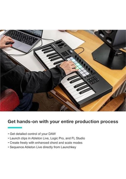 Launchkey 37 [mk4] — Kompakt 37 Tuşlu, Usb, Mıdı Klavye Kontrolörü, Daw Entegrasyonu Ile. modelleri