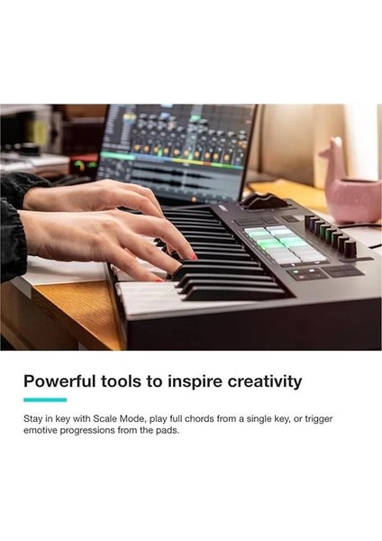 Launchkey 37 [mk4] — Kompakt 37 Tuşlu, Usb, Mıdı Klavye Kontrolörü, Daw Entegrasyonu Ile.