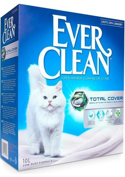 Total Cover Ekstra Güçlü Topaklanan Kedi Kumu, Hijyen Plus Formül, 10 L modelleri
