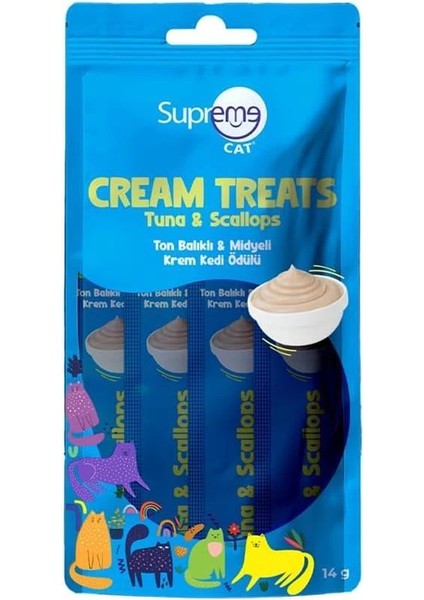 Ton Balıklı & Deniz Ürünlü Sıvı Kedi Ödül Maması Islak Mama