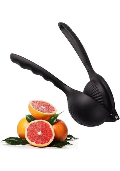 Döküm Limon Sıkacağı Limon Presi Büyük Boy 24CM, Siyah Metal Limon Sıkacağı, Döküm modelleri
