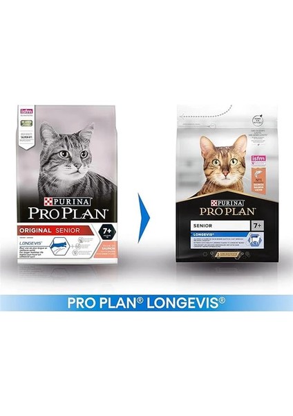 Original Senior Somonlu Kuru Kedi Maması 3 kg fırsatları