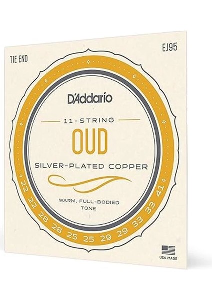 D'addario EJ95 Ud Tel Seti indirimleri