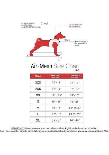 Air-Mesh Küçük ve Orta Irk Kedi Köpek Göğüs Tasması - Yumuşak, Nefes Alabilir, Dayanıklı
