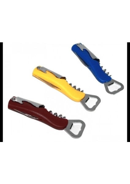 Çok Amaçlı ve Kullanışlı Metal Tirbişon - Açacak 4 Fonksiyonlu