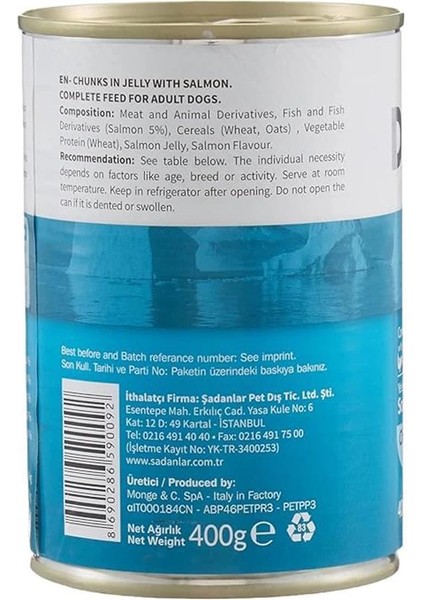 Dr.sacchi Konserve Köpek Somonlu, 400 gr fiyatları