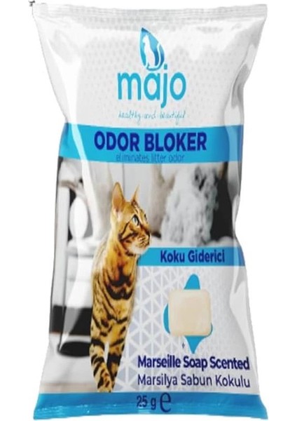Majo Marsilya Sabun Kokulu Doğal Kedi Kumu Koku Giderici Temizleyici
