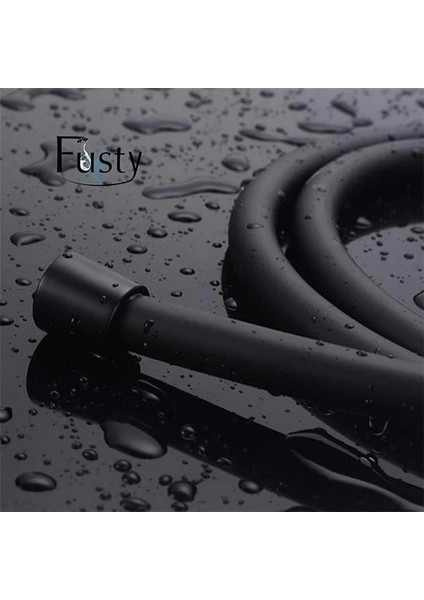 Black Paslanmaz Kopmaz Patlamaz Kaliteli Pvc Duş Hortumu - Yüksek Kaliteli Lüx Duş Spirali -