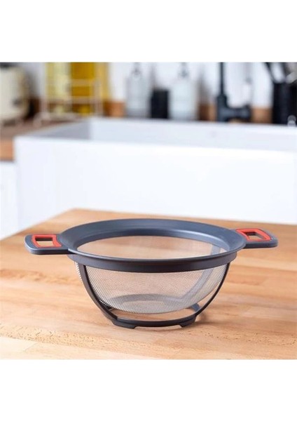 Plastik Süzgeç – Makarna, Pirinç, Sebze ve Meyve Süzme Kabı | Ayaklı ve Kulplu, Yükseltilmiş modelleri