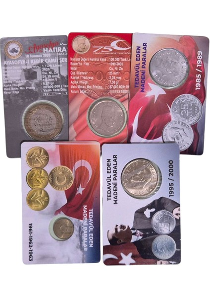 Özel Kitinde Çil Para Lotu 5 Adet fiyatları