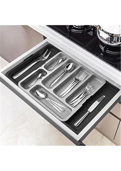 Kaşıklık Çekmece Içi Ayarlanabilir Açılabilir Bıçak Kaşık Çatal Çekmece Içi Düzenleyici