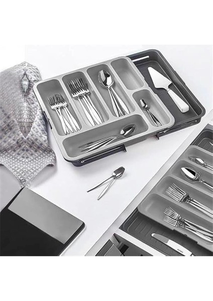 Kaşıklık Çekmece Içi Ayarlanabilir Açılabilir Bıçak Kaşık Çatal Çekmece Içi Düzenleyici modelleri