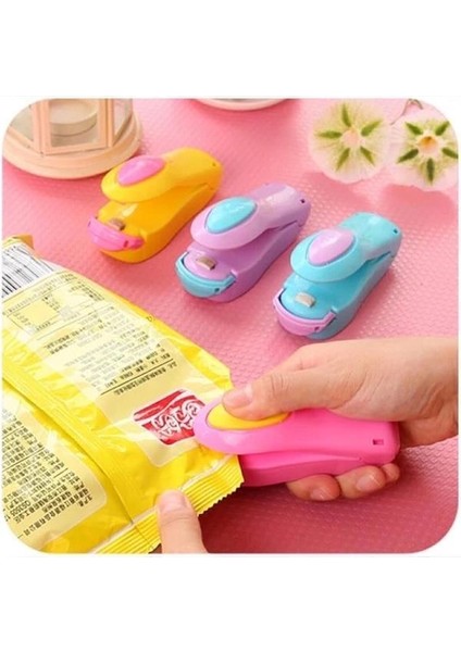 Pilli Mini Poşet Kapatıcı | Isıyla Yapıştırıcı Poşet Kapatma Makinesi | Plastik Naylon Torba