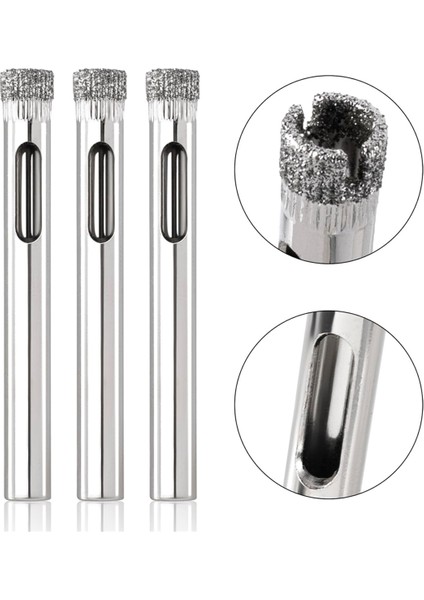 20 Paket Elmas Matkap Ucu Seti 6mm (1/4inch) Cam Porselen Seramik Karo Mermer Için Küçük Elmas Delik Testere Kiti (Yurt Dışından) fırsatları