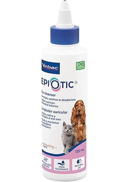 - Köpekler ve Kediler Epi Otic 125ML Için Kulaklık Temizleme Çözümü fırsatları