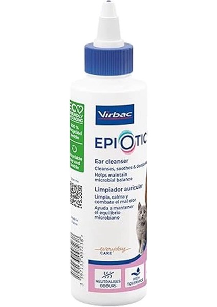 - Köpekler ve Kediler Epi Otic 125ML Için Kulaklık Temizleme Çözümü indirimleri