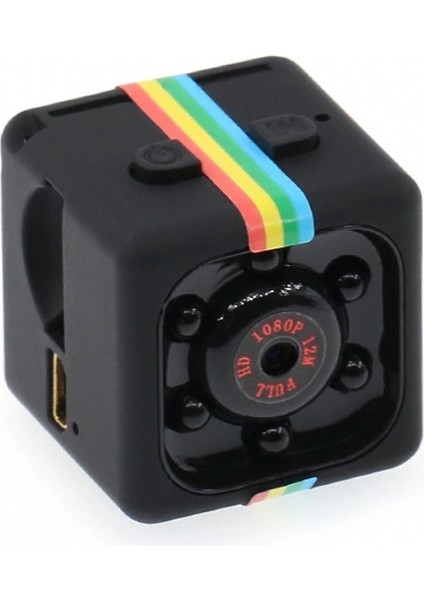 Mini Kamera SQ11 | Ultra Küçük ve Taşınabilir Mikro Kamera | Full Hd Araç Kamerası | Gece Görüşlü