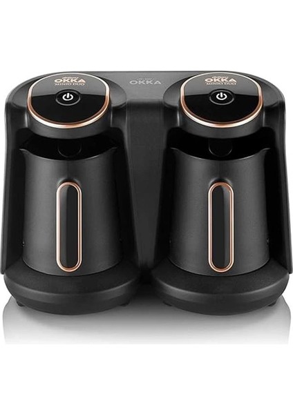 OK006 Okka Minio Duo Türk Kahvesi Makinesi, 8 Fincan Kapasite, Taşma Önleyici, 800-960W, Bakır fırsatları
