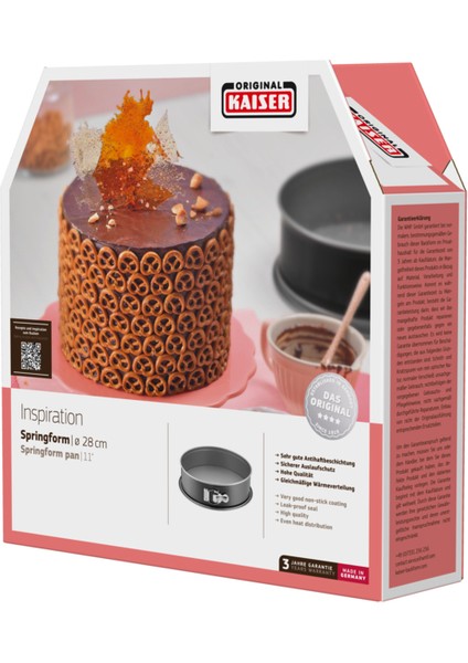 Inspiration PLUS Kelepçeli 28 cm Kek Kalıbı