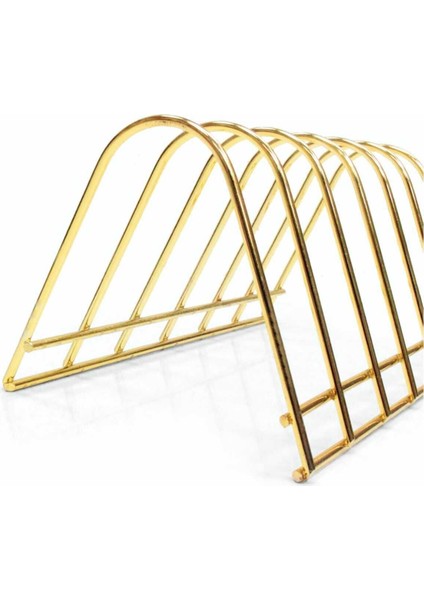Metal Gold 6 Bölmeli Tabak Standı