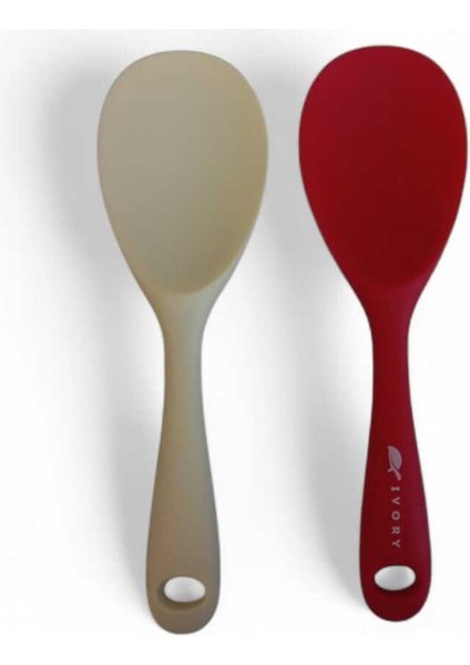 Silikon Isıya Dayanıklı Kaliteli Pilav Kaşık Seti