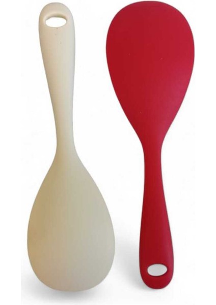 Silikon Isıya Dayanıklı Kaliteli Pilav Kaşık Seti fırsatları