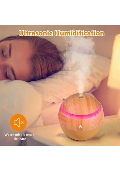 130 ml Hava Nemlendirici, Uçucu Yağ Aromaterapi Makinesi, Ev, Yatak Odası ve Ofis Için