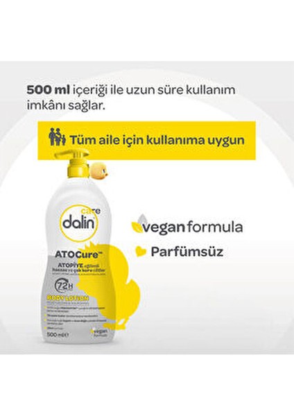 Atocure Vücut Losyonu 500 ml Vegan Formül ile Nemlendirici Etki Sağlar fiyatları