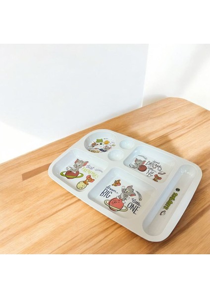 Figürlü Çocuk Bölmeli Yemek Tabağı