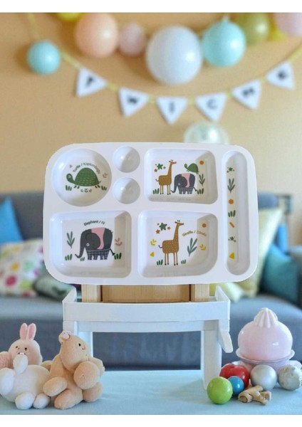 Figürlü Çocuk Bölmeli Yemek Tabağı fırsatları